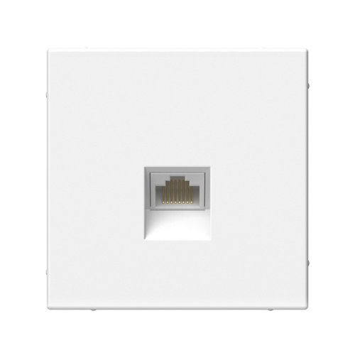 Розетка компьютерная без рамки Systeme Electric ArtGallery  1-м. RJ45 CAT 6А белый картинка